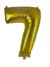 Balão Numeral Metalizado Dourado - 26" (Aprox. 65cm) na internet