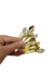 Mini Colher para Docinhos Dourada - Festa Luxo - 20 unidades
