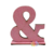 Letra Pequena de MDF com Glitter Rosa Bebê - 1 unidade - comprar online