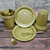 Prato Sobremesa Dourado Perolado Bello 15cm - 10 unidades - comprar online