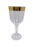 Taça Vinho Luxo Descartável de Acrílico 280ml - 4 unidades