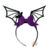 Tiara Morcego Halloween em EVA