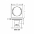 Ralo Inteligente Sistema Clic 10x10 Inox Para Banheiro Rose - loja online