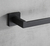 Porta Toalha Luxo 30 Cm Inox Black Preto na internet
