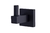 Kit Inox Banheiro Super Luxo Quadritt Black Preto Fosco - loja online