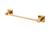 Porta Toalha de Rosto Para Banheiro Luxo 30cm Dourado Gold - comprar online