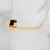 Papeleira Luxo Para Banheiro Quadrada Dourada Gold - loja online
