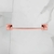 Porta Toalha de Rosto Para Banheiro Luxo 30cm Rosé Gold - loja online