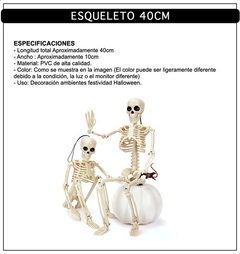 Esqueleto Colgante Articulado // Halloween Decoracion - comprar online