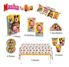 Kit Mesa Descartable + Decoracion Cumpleaños Disney