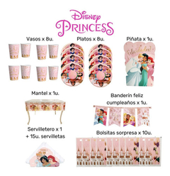 Kit Mesa Descartable + Decoracion Cumpleaños Disney - Tienda CyP