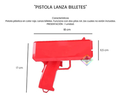 Pistola Lanza Billetes Super Dollar Gun Con Billetes - tienda online