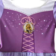 Disfraz Rapunzel Vestido Corto Tutu Disney Original Princesa - comprar online