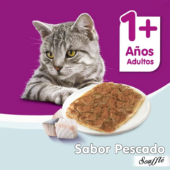 Whiskas Pouch Adulto Pescado Souffle X 85 Grs en internet