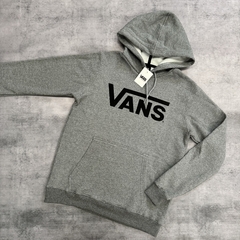 BUZO HOODIE VANS GRIS - Elixir Indumentaria