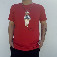 REMERA POLO BEAR ROJO