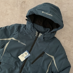 Imagen de CAMPERA COLUMBIA IMPERMEABLE AZUL PETROLEO