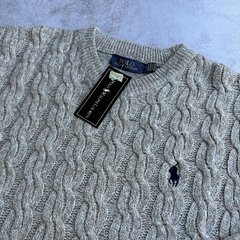 SWEATER POLO VINTAGE BEIGE - comprar online