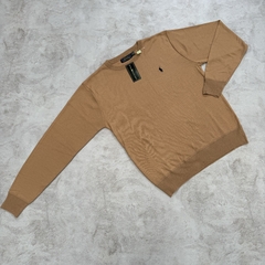 SWEATER POLO CLÁSICO LADRILLO - comprar online