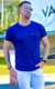 Camiseta Poliamida Azul Marinho - Mr. Clothing