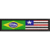 Patch Bordado Tarjeta Bandeira Brasil + Seu Estado Tar222 - First Racer Brasil