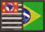 Patch Bordado Brasil C/ Estados Brasileiros Moto Club Ban704