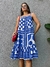 Vestido Curto Arraial - Azul Royal - comprar online