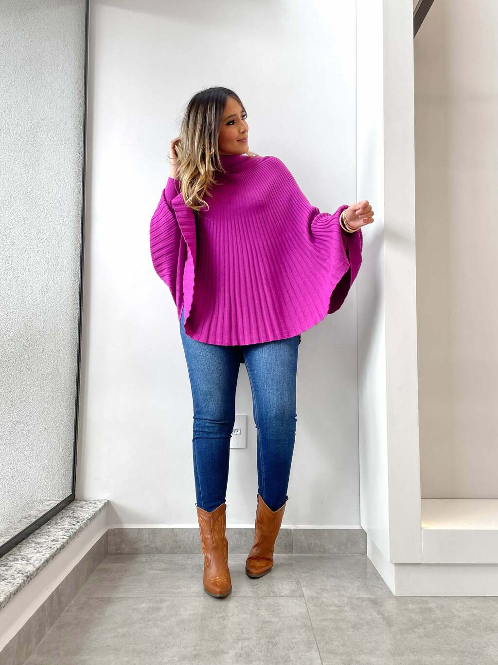 Blusas tipo poncho new arrivals