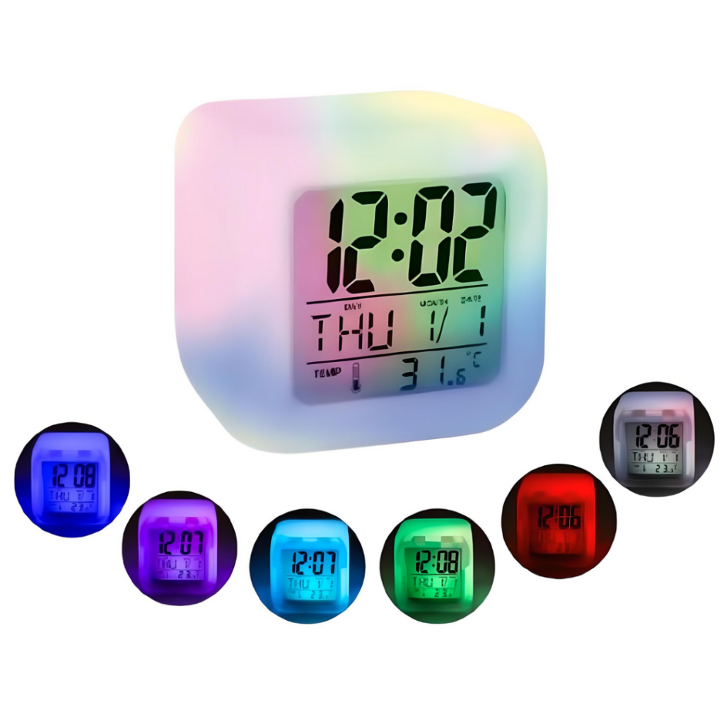 Reloj cubo led shop