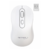 Mouse Netmak Inalambrico Nm-M640 Blanco 2.4Ghz+Bt 5.2 Recargable