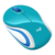 Mouse Logitech Inal M187 Mini 1 Pila AAA 1000DPI Turquesa