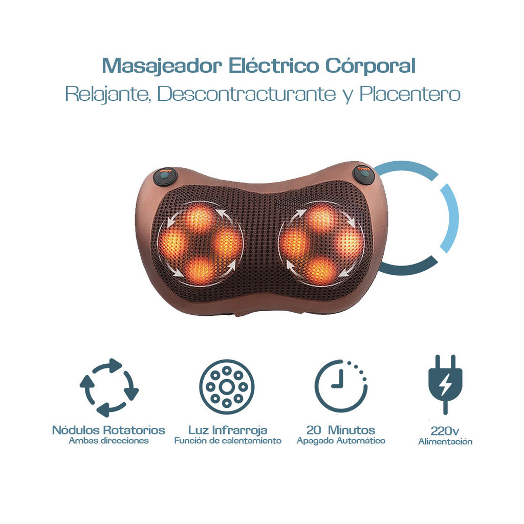 Masajeador eléctrico descontracturante deals