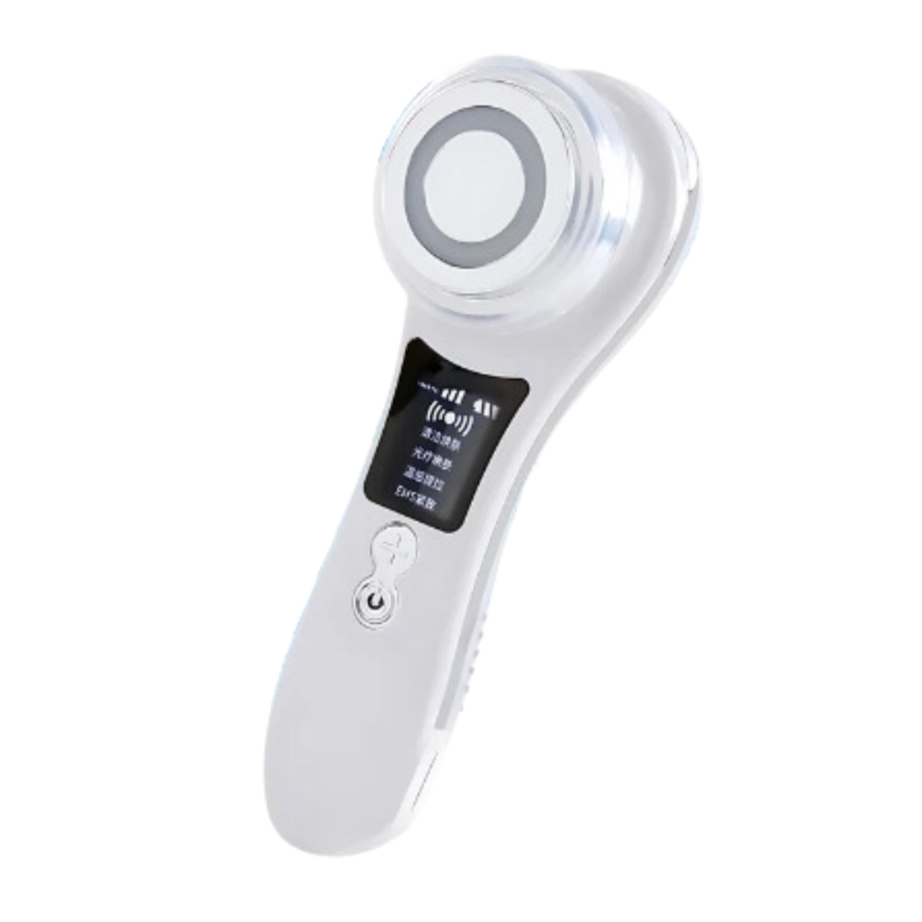 Masajeador Facial Led Ultrasonico Antiarrugas Terapia De Luz