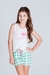 Pijama Juvenil Verão Menina Regata Dormir