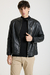 CAMPERA WOOD LEATHER JACKET