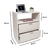 Mesa de Cabeceira Off-White 50cm com 2 Gavetas e 1 Nicho FL DECOR - comprar online