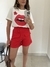 Short Raiane- Vermelho