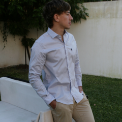 Camisa Polo Classic Fit Celeste