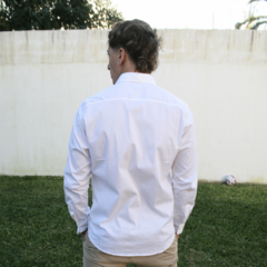 Camisa Polo Classic Fit Blanca