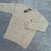 Sweater Polo Vintage Beige