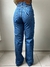 Calça jeans wide escura essencial - comprar online