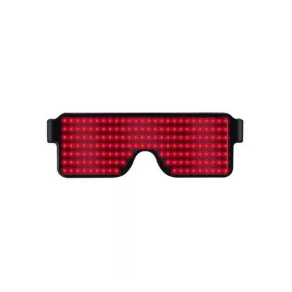 Gafas Led Lentes Luminosos Carga USB x unidad