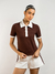 Camiseta Polo Ana Marrom Amb - loja online