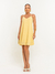 Vestido Paula Curto Amarelo Amb