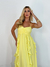 Vestido Aysha Longo Com Babado Amarelo - Estação Store - Moda Feminina Elegante e Moderna  | Compre Agora e Arrase!