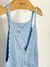 Vestido Ticiane Decote V Azul - comprar online