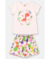 PIJAMA BLUSA COM SHORT EM SUEDINE ROSA BEBE UP BABY - comprar online