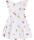 VESTIDO BORDADO CEREJA E FLOR OFF WHITE MOMI -  Lelidi Baby Kids | Moda Infantil Confortável e Estilosa