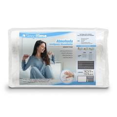 Almohada Inteligente Cervical Con Funda - 50x35x10/7cm - Sleeptime