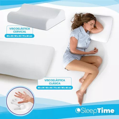 Pack X2 Almohada Inteligente Viscoelastica Sleep Time 60x35 - comprar online